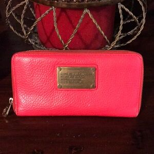 Marc By Marc Jacobs Coral Leather Wallet